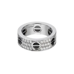 nhan nam cartier love ring diamond paved ceramic b4207600 vang trang che tac 64632d64ce583 16052023141444